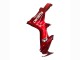 Rabatt Suzuki GSXR 600 / GSXR 750 Motorrad Verkleidung 2011-2024 - Rot Weiss Aufkleber