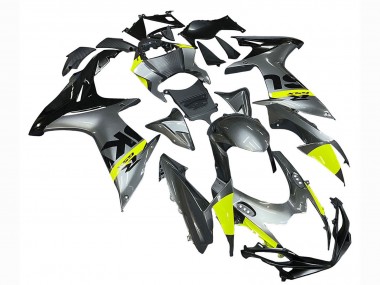 Rabatt Suzuki GSXR 600 / GSXR 750 Motorrad Verkleidung 2011-2024 - Silber Gelb Schwarz