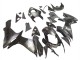 Rabatt Suzuki GSXR 600 / GSXR 750 Motorrad Verkleidung 2011-2024 - Matt Schwarz Glanzendes Schwarz Weiss Aufkleber