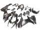 Rabatt Suzuki GSXR 600 / GSXR 750 Motorrad Verkleidung 2011-2024 - Matt Schwarz Glanzendes Schwarz Weiss Aufkleber