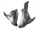 Rabatt Suzuki GSXR 600 / GSXR 750 Motorrad Verkleidung 2011-2024 - Matt Schwarz Glanzendes Schwarz Weiss Aufkleber