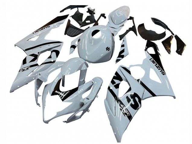 Rabatt Suzuki GSXR 1000 Motorrad Verkleidung 2005-2006 - Weiss Schwarz