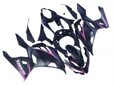 Rabatt Kawasaki Ninja 400 Motorrad Verkleidung 2018-2024 - Matt Schwarz Rosa