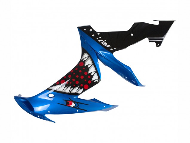 Rabatt Yamaha YZF 1000 R1 Motorrad Verkleidung 2004-2006 - Blau Schwarz Rot Weiss Hai