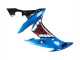 Rabatt Yamaha YZF 1000 R1 Motorrad Verkleidung 2004-2006 - Blau Schwarz Rot Weiss Hai