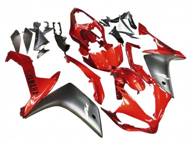 Rabatt Yamaha YZF 1000 R1 Motorrad Verkleidung 2007-2008 - Rot Matt Schwarz