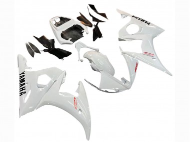 Rabatt Yamaha YZF R6 Motorrad Verkleidung 2003-2004 - Weiss