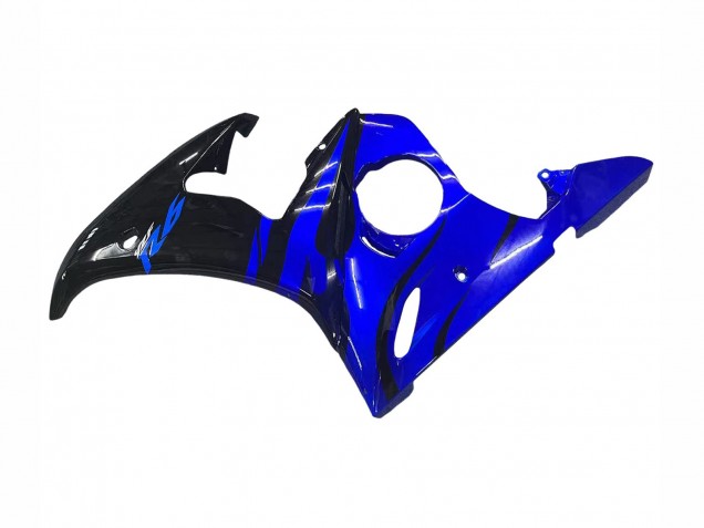 Rabatt Yamaha YZF R6S Motorrad Verkleidung 2006-2009 - Blau Glanzendes Schwarz