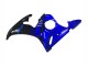 Rabatt Yamaha YZF R6S Motorrad Verkleidung 2006-2009 - Blau Glanzendes Schwarz