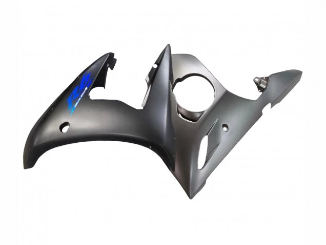 Rabatt Yamaha YZF R6S Motorrad Verkleidung 2006-2009 - Matt Schwarz Blau