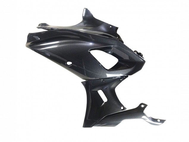 Rabatt Yamaha YZF R7 Motorrad Verkleidung 2021-2024 - Schwarze Carbonfaser