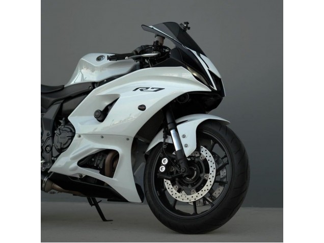 Rabatt Yamaha YZF R7 Motorrad Verkleidung 2021-2024 - Glanzendes Weiss