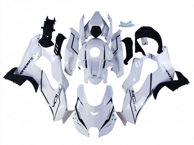 Rabatt Kawasaki ZX10R Motorrad Verkleidung 2021-2025 - Weiss Schwarz