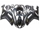 Rabatt Kawasaki ZX6R Motorrad Verkleidung 2007-2008 - Matt Schwarz mit Gelb Logo Ninja