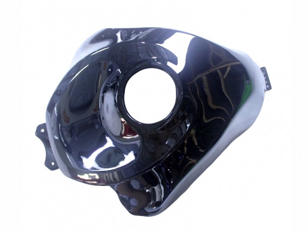 Rabatt Kawasaki ZX6R Motorrad Verkleidung 2019-2022 - Glanzendes Schwarz Weiss