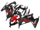 Rabatt Kawasaki EX300 Motorrad Verkleidung 2013-2024 - Rot Schwarz