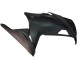 Rabatt Kawasaki EX300 Motorrad Verkleidung 2013-2024 - Glanzendes Schwarz Matt Schwarz