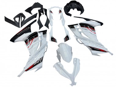 Rabatt Kawasaki EX300 Motorrad Verkleidung 2013-2024 - Weiss Rot Schwarz