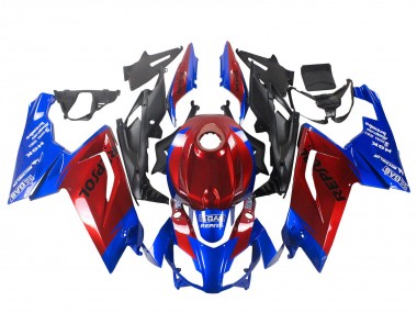 Rabatt Aprilia RS125 Motorrad Verkleidung 2006-2011 - Blau Rot