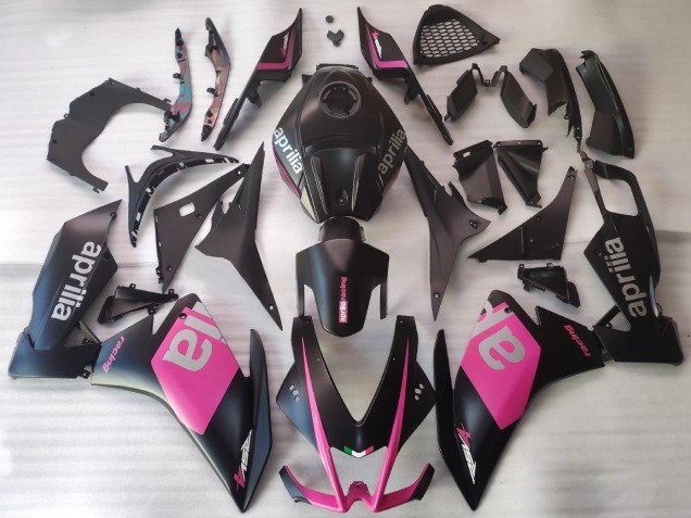 Rabatt Aprilia RS4 50 125 Motorrad Verkleidung 2012-2018 - Rosa Matt Schwarz