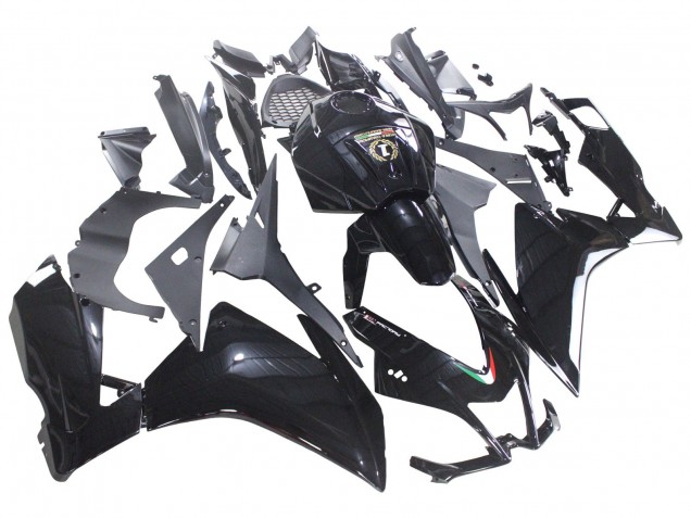 Rabatt Aprilia RS4 50 125 Motorrad Verkleidung 2012-2018 - Glanzendes Schwarz