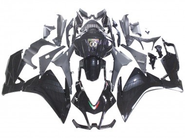 Rabatt Aprilia RS4 50 125 Motorrad Verkleidung 2012-2018 - Glanzendes Schwarz