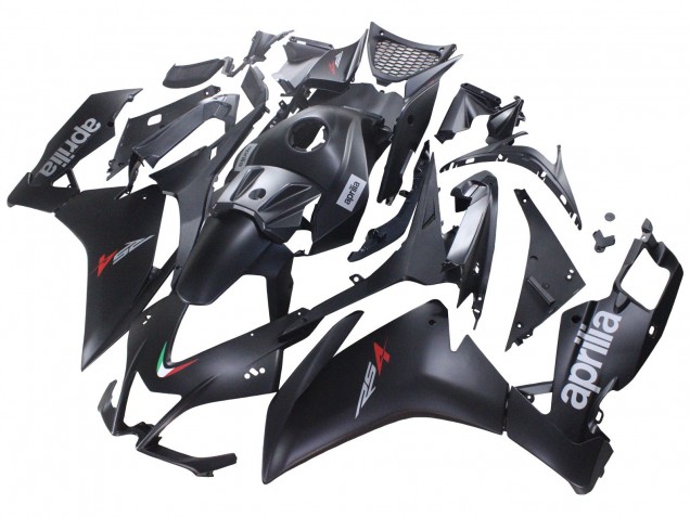 Rabatt Aprilia RS4 50 125 Motorrad Verkleidung 2012-2018 - Matt Schwarz