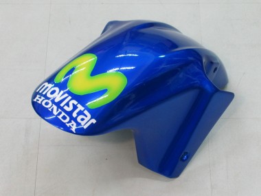 Rabatt Honda CBR600 F4i Motorrad Verkleidung 2004-2007 - Blau Gelb Grun MoviStar