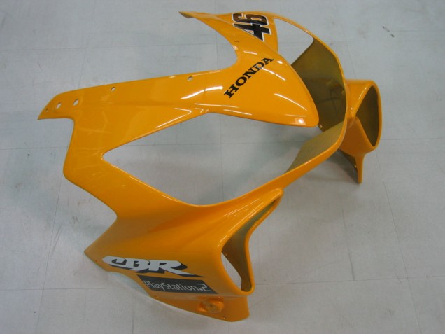 Rabatt Honda CBR600 F4i Motorrad Verkleidung 2004-2007 - Gelb Blau Weiss Schwarz Nastro Azzurro