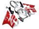 Rabatt Honda CBR600 F4i Motorrad Verkleidung 2004-2007 - Silber Rot