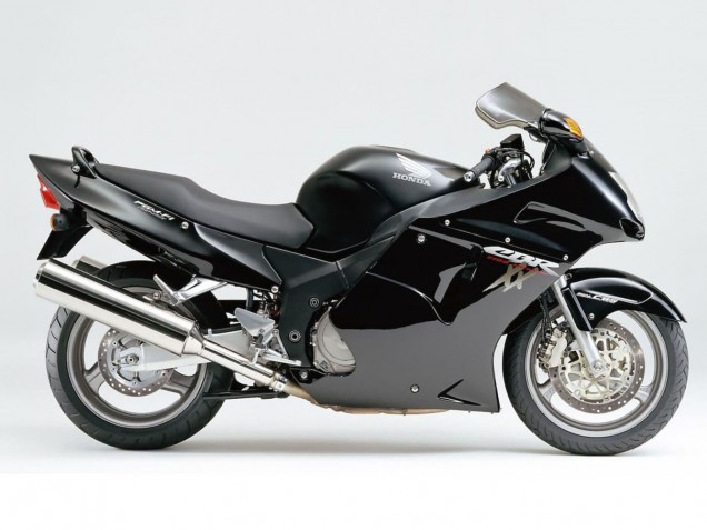 Rabatt Honda CBR1100XX Blackbird Abs Motorrad Verkleidungen 1996-2007 - Glanzendes Schwarz