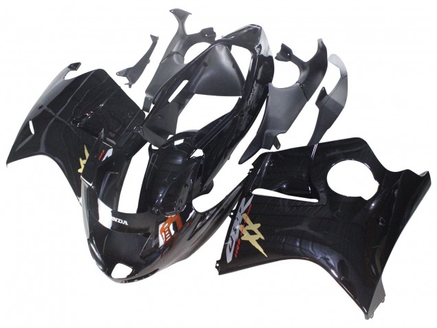 Rabatt Honda CBR1100XX Blackbird Abs Motorrad Verkleidungen 1996-2007 - Glanzendes Schwarz