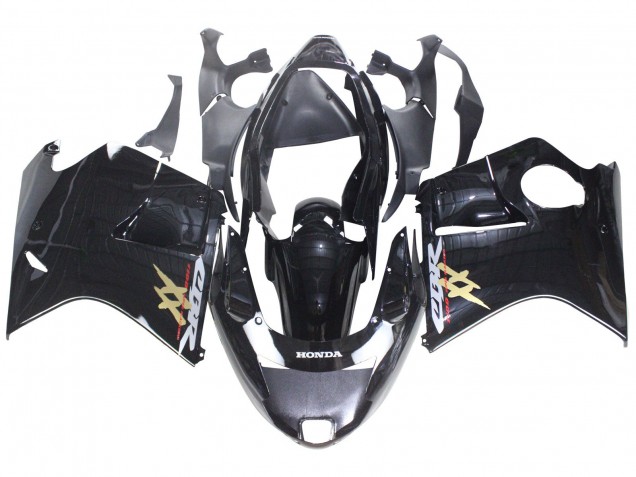 Rabatt Honda CBR1100XX Blackbird Abs Motorrad Verkleidungen 1996-2007 - Glanzendes Schwarz