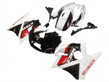 Rabatt Honda CBR600 F2 Motorrad Verkleidung 1991-1994 - Weiss Rot Glanzendes Schwarz