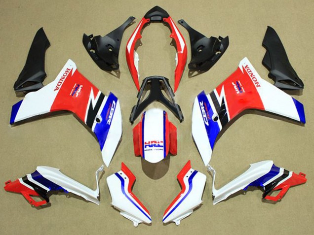 Rabatt Honda CBR600F Motorrad Verkleidung 2011-2013 - Weiss Rot Blau