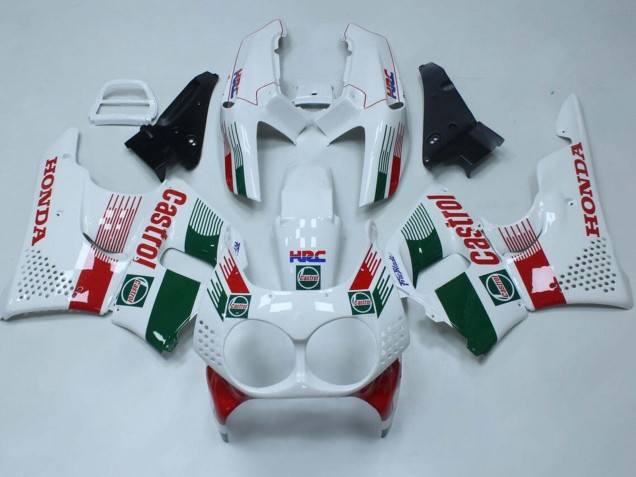 Rabatt Honda CBR900RR 893 Motorrad Verkleidung 1992-1993 - Weiss Rot Grun Castrol HRC