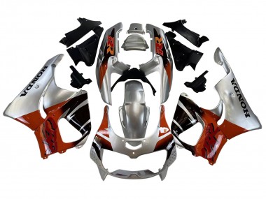 Rabatt Honda CBR900RR 893 Motorrad Verkleidung 1996-1997 - Silber Rot Glanzendes Schwarz