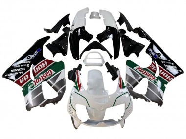 Rabatt Honda CBR900RR 893 Motorrad Verkleidung 1996-1997 - Weiss Grun Grau Glanzendes Schwarz Castrol