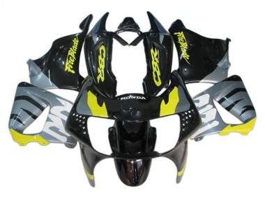 Rabatt Honda CBR900RR 919 Motorrad Verkleidung 1998-1999 - Silber Gelb Glanzendes Schwarz Fireblade