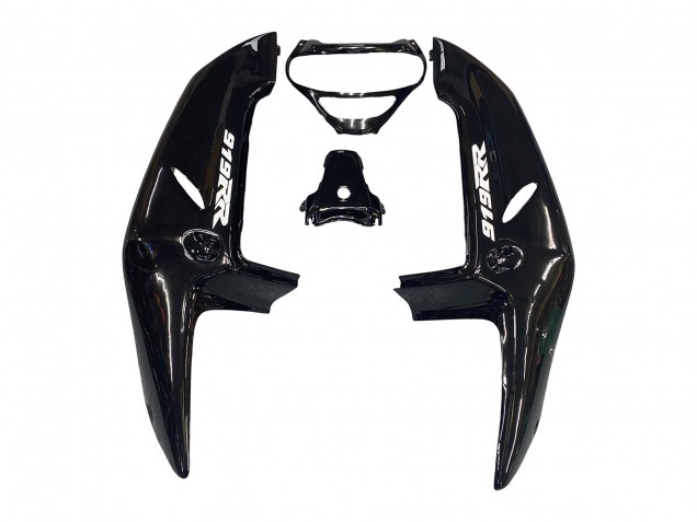 Rabatt Honda CBR900RR 919 Motorrad Verkleidung 1998-1999 - Glanzendes Schwarz Weiss Aufkleber