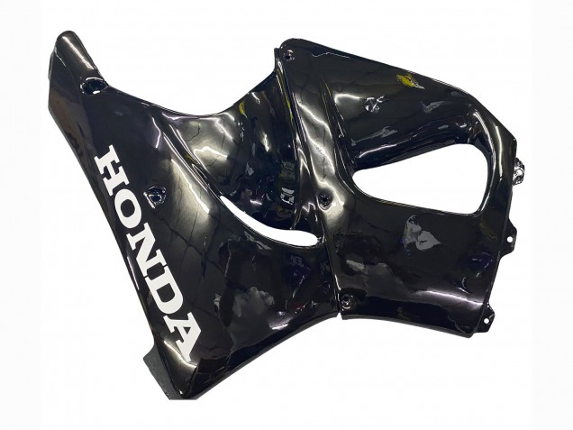 Rabatt Honda CBR900RR 919 Motorrad Verkleidung 1998-1999 - Glanzendes Schwarz Weiss Aufkleber