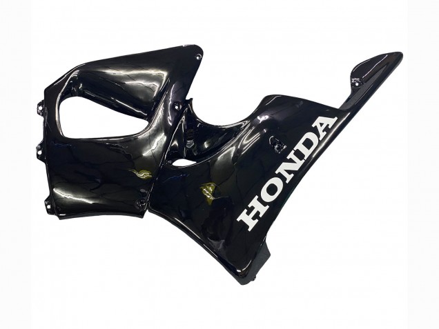 Rabatt Honda CBR900RR 919 Motorrad Verkleidung 1998-1999 - Glanzendes Schwarz Weiss Aufkleber