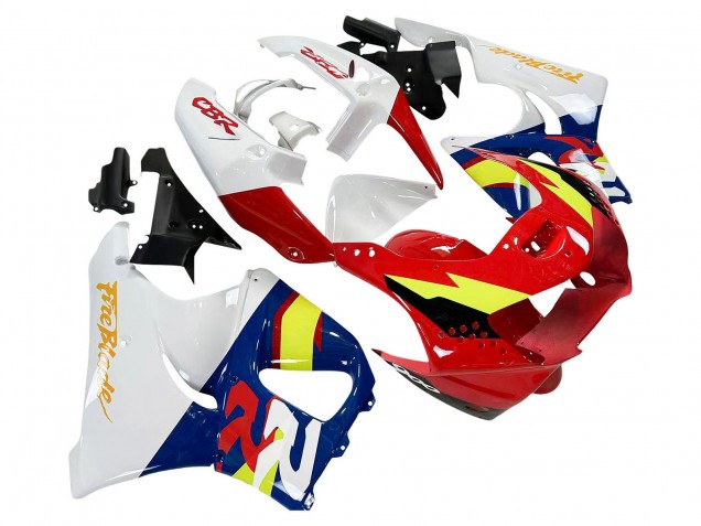 Rabatt Honda CBR900RR 919 Motorrad Verkleidung 1998-1999 - Weiss Rot Gelb Blau
