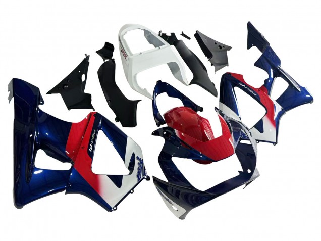 Rabatt Honda CBR900RR 929 Motorrad Verkleidung 2000-2001 - Weiss Rot Blau