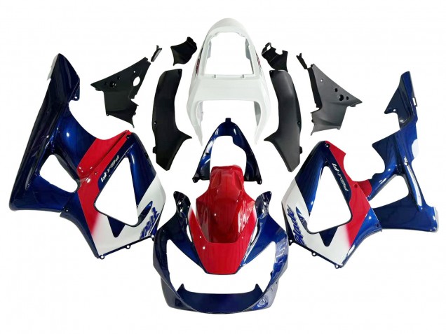 Rabatt Honda CBR900RR 929 Motorrad Verkleidung 2000-2001 - Weiss Rot Blau