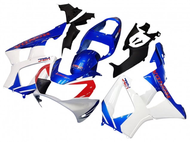 Rabatt Honda CBR900RR 929 Motorrad Verkleidung 2000-2001 - Weiss Blau Rot HRC