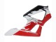 Rabatt Honda CBR900RR 929 Motorrad Verkleidung 2000-2001 - Weiss Rot Glanzendes Schwarz Rennen