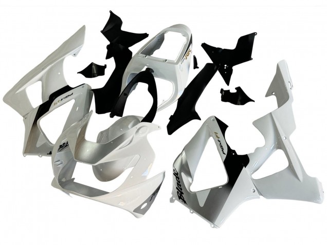 Rabatt Honda CBR900RR 929 Motorrad Verkleidung 2000-2001 - Weiss Silber