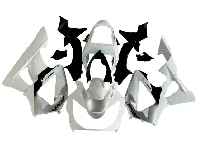 Rabatt Honda CBR900RR 929 Motorrad Verkleidung 2000-2001 - Weiss Silber