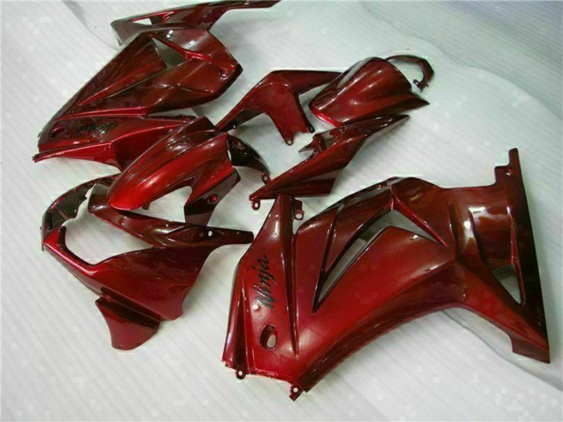 Rabatt Kawasaki EX250 Motorrad Verkleidung 2008-2012 - Kastanienbraun Rot